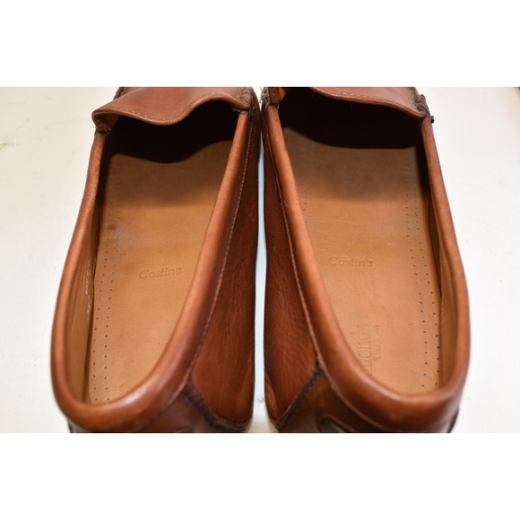 Allen Edmonds Mens Castine Leather Loafers Brown Size 10.5 Slip On Driving Shoes - Picture 10 of 10